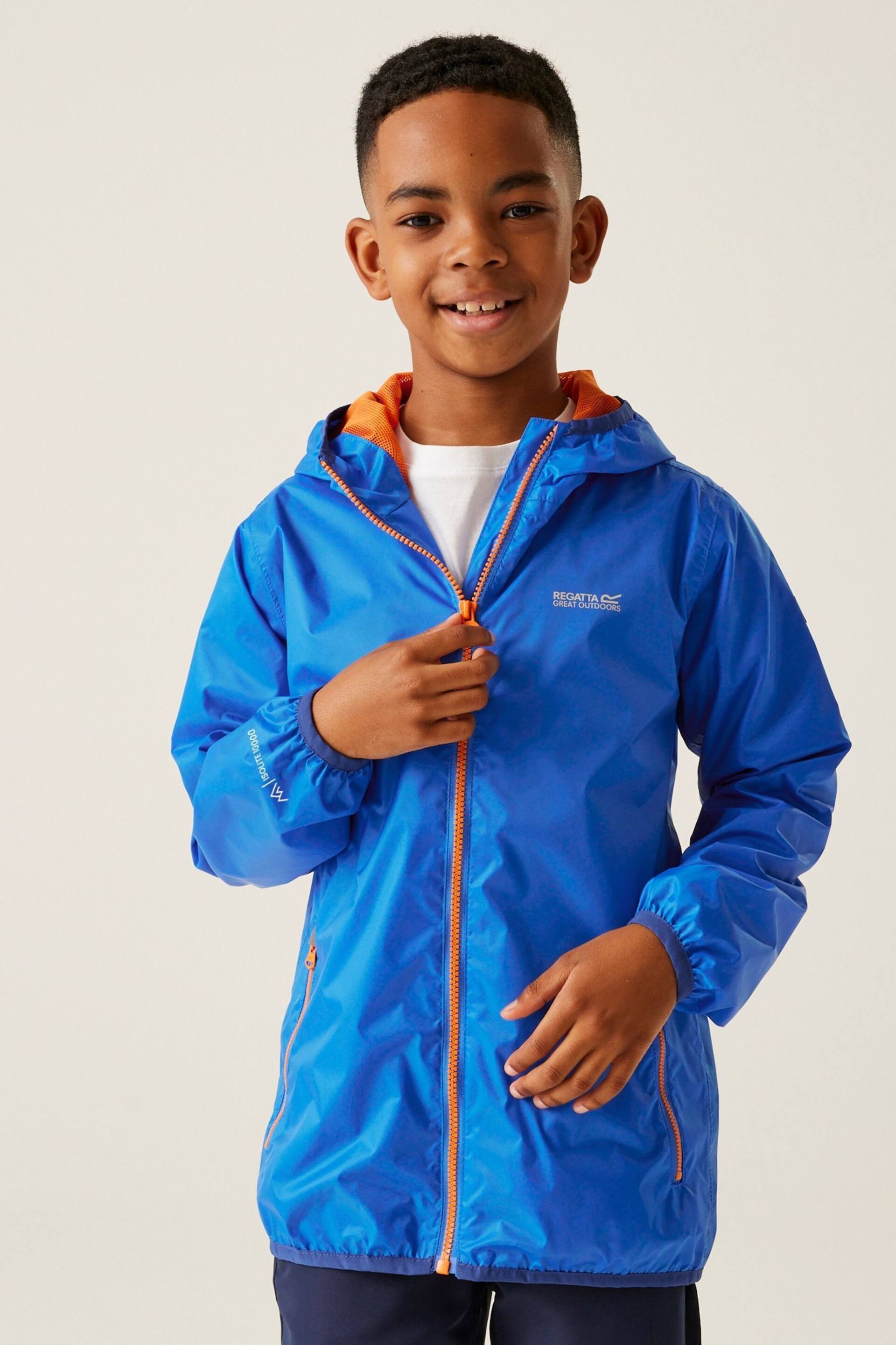 Regatta Blue Lever II Waterproof Jacket - Image 2 of 8