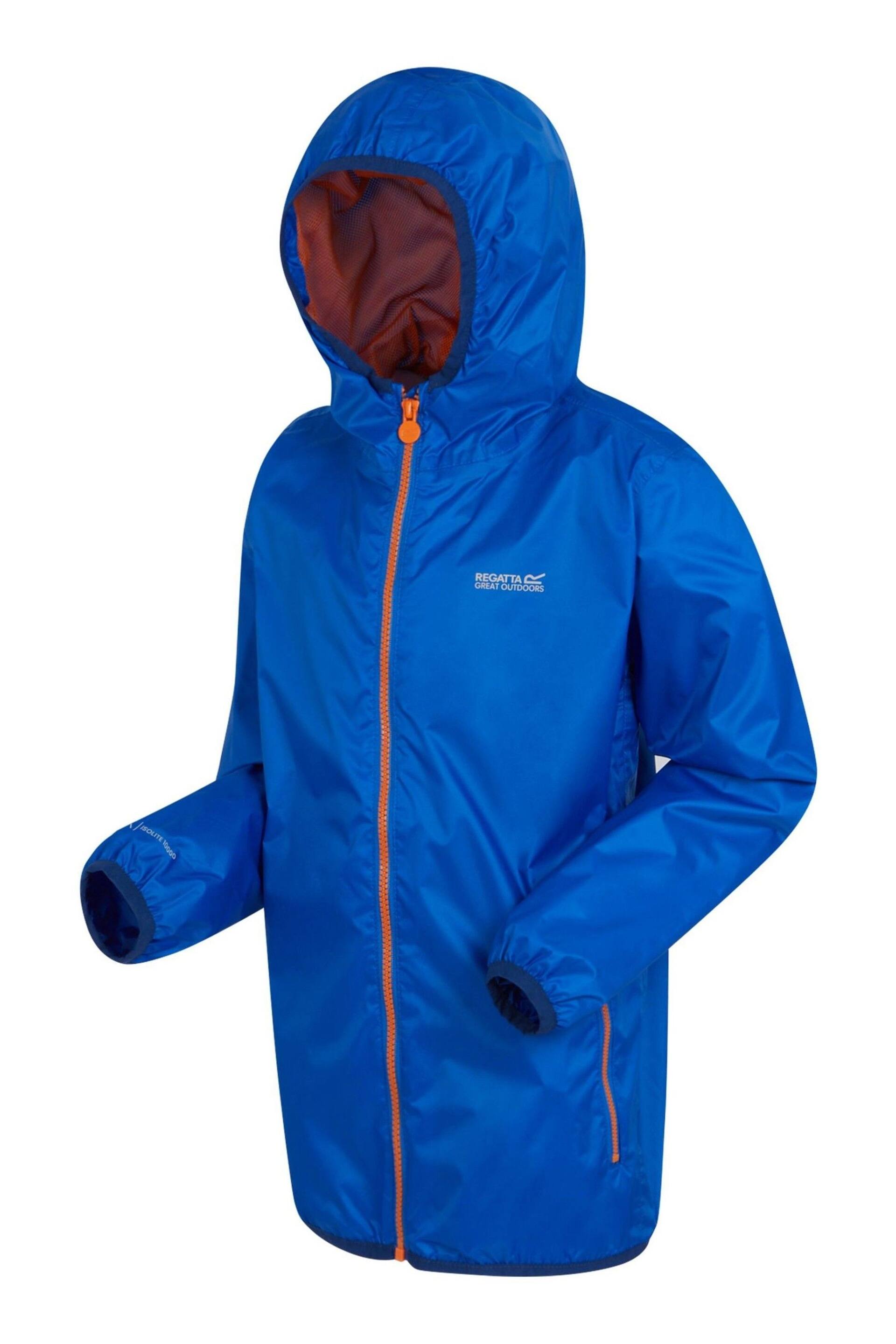 Regatta Blue Lever II Waterproof Jacket - Image 8 of 8