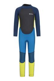 Mountain Warehouse Blue Kids Full Length 2.5mm Neoprene Wetsuit - Image 1 of 5