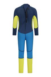 Mountain Warehouse Blue Kids Full Length 2.5mm Neoprene Wetsuit - Image 3 of 5