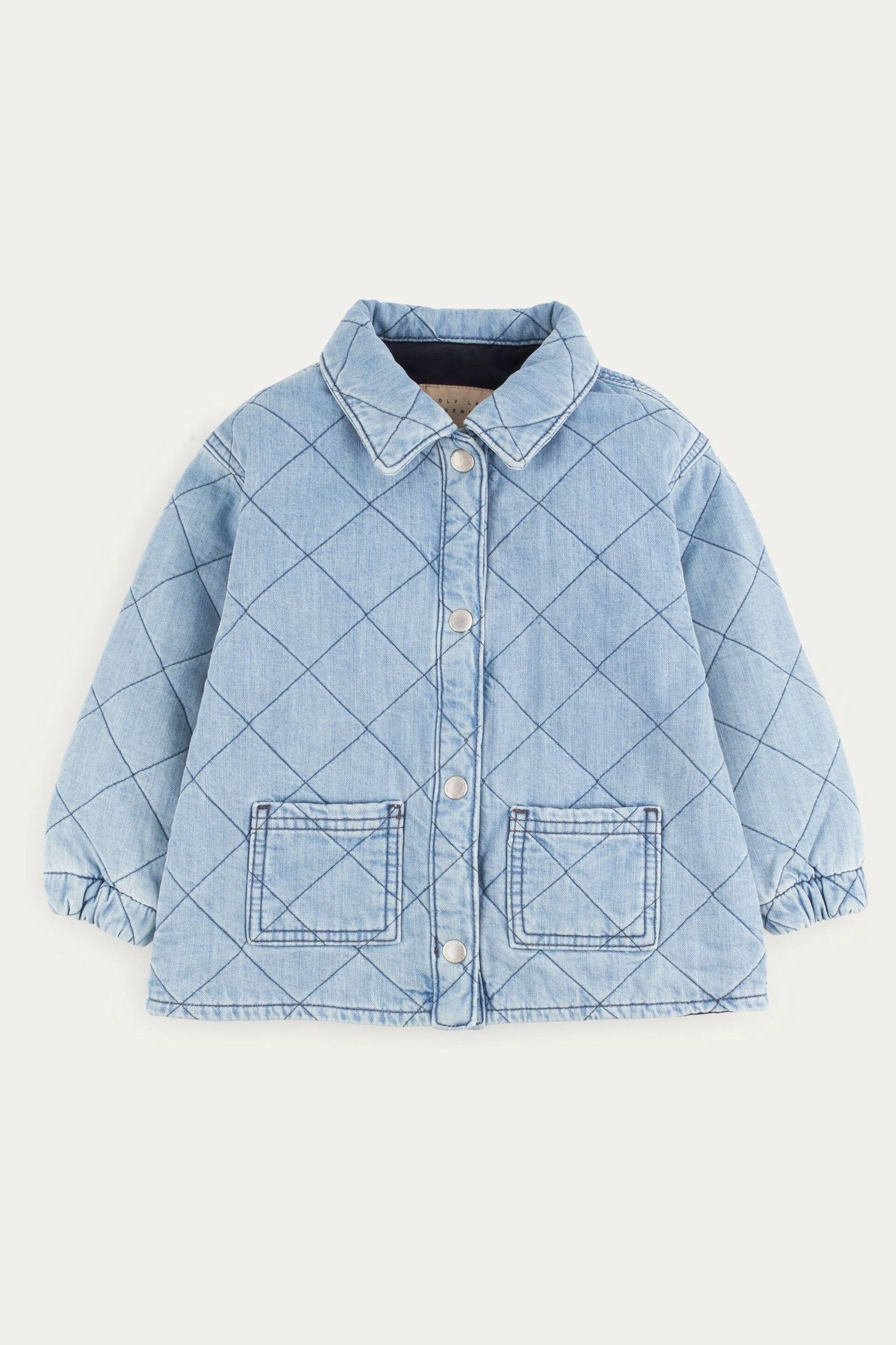 KIDLY Blue Quilted Shacket - Image 1 of 5