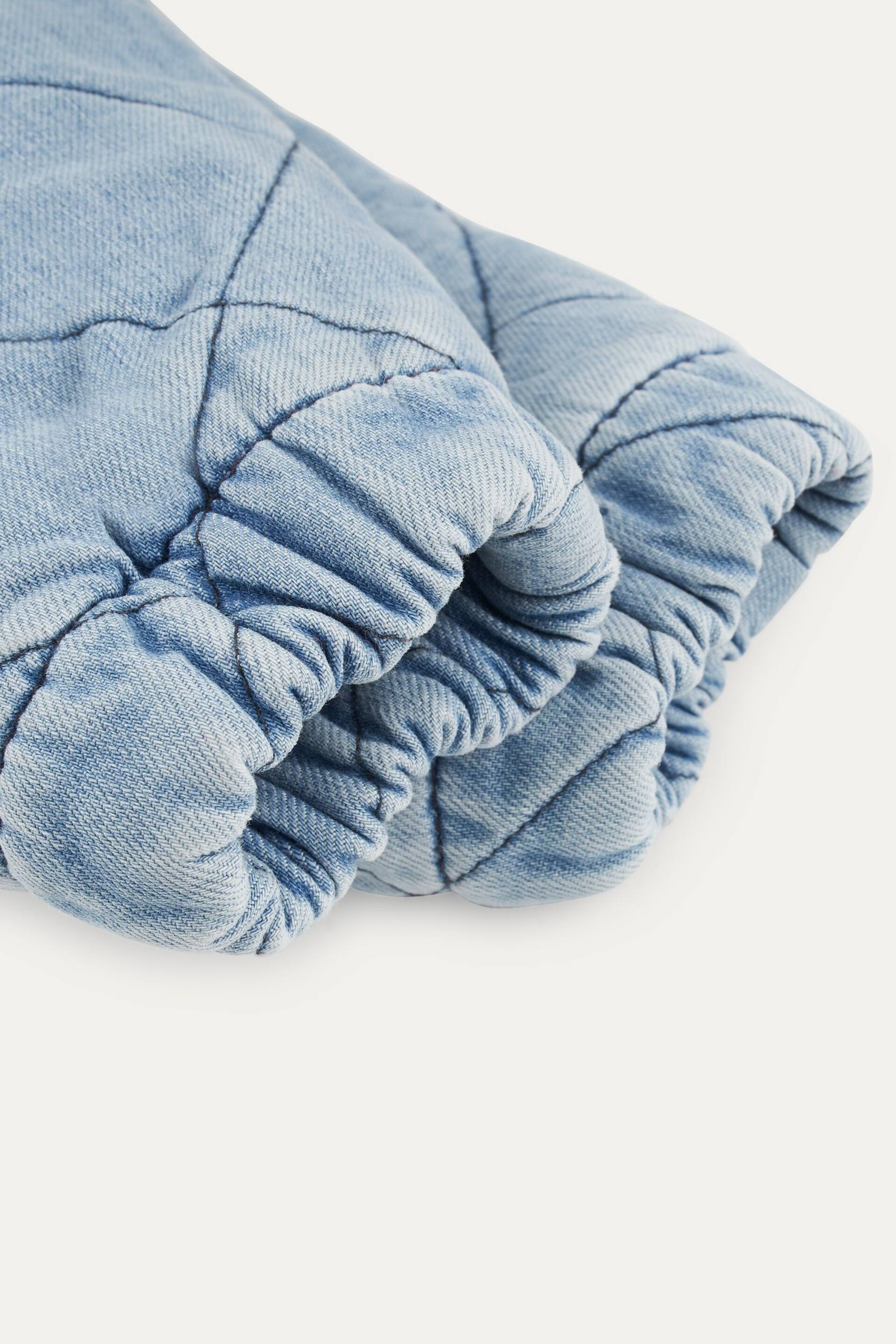 KIDLY Blue Quilted Shacket - Image 4 of 5