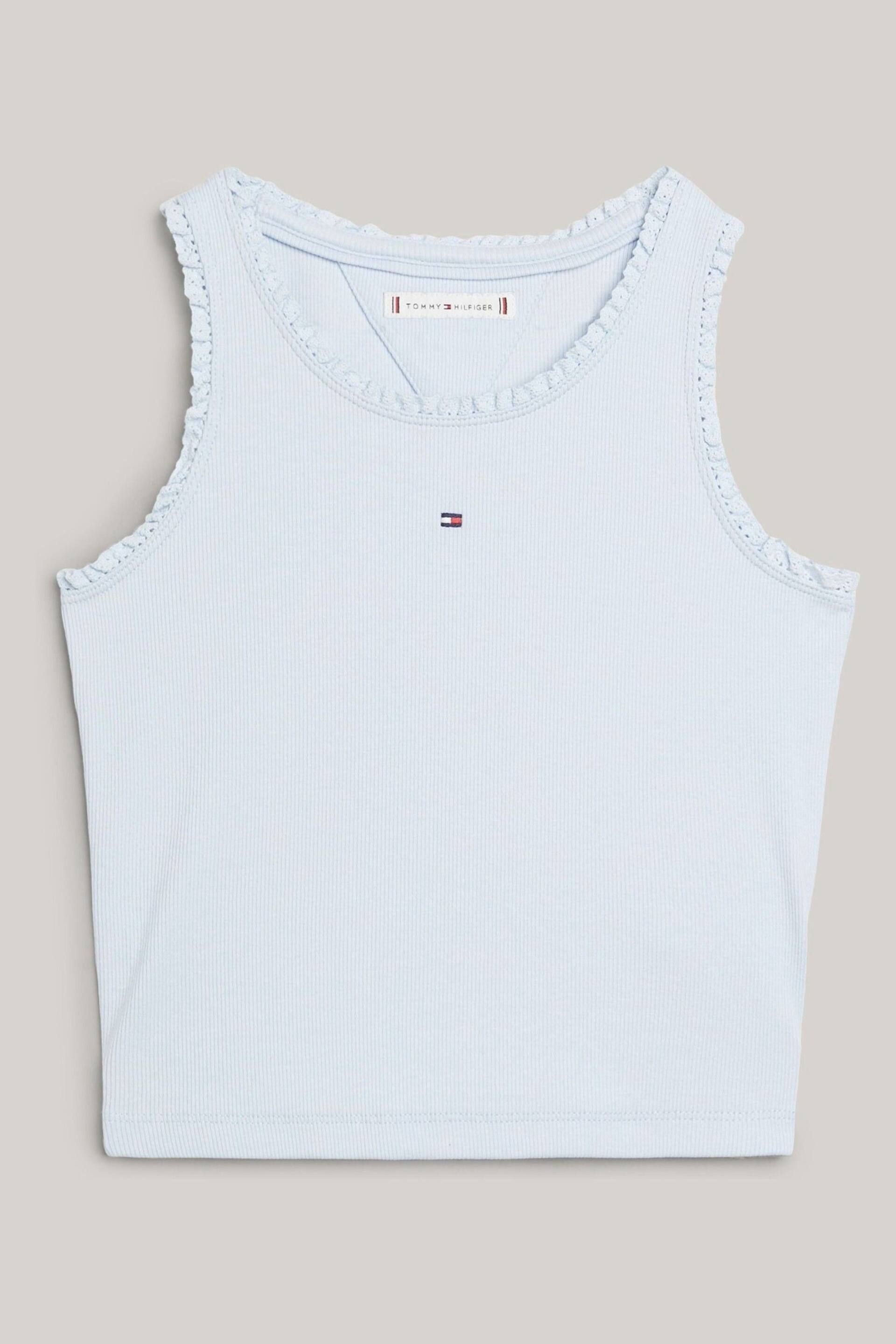 Tommy Hilfiger Blue Essential Tank Top - Image 5 of 7