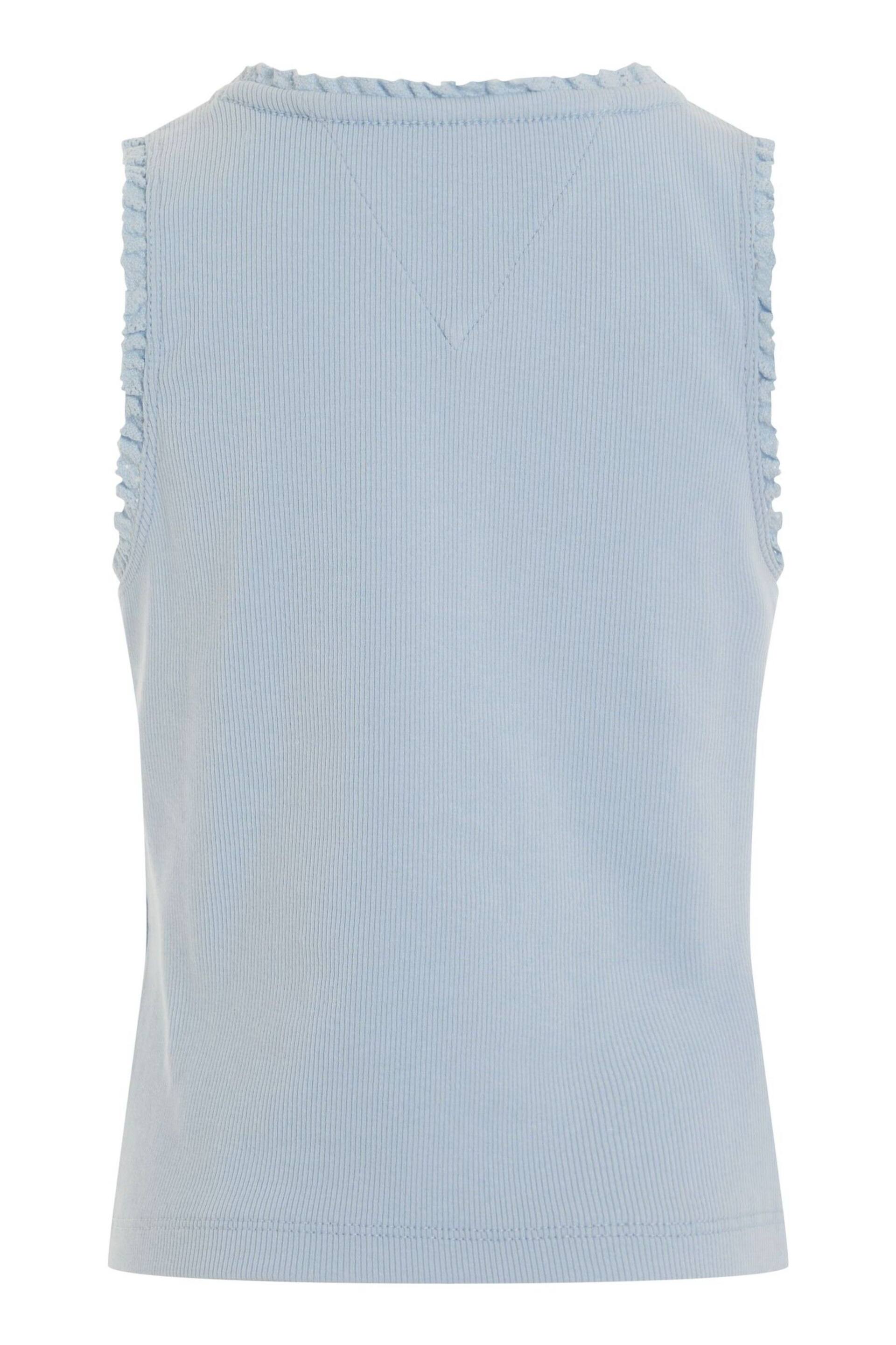 Tommy Hilfiger Blue Essential Tank Top - Image 6 of 7