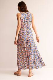 Boden Yellow Sylvia Jersey Maxi Tier Dress - Image 3 of 5