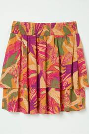 FatFace Orange Ali Tropical Floral Skirt - Image 5 of 5