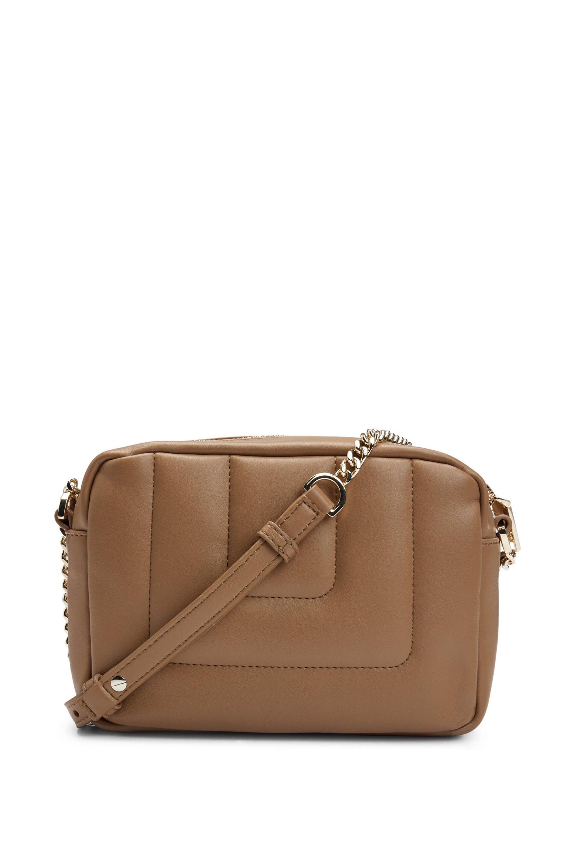 BOSS Beige Double Monogram Logo Crossbody Bag - Image 4 of 4