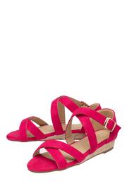 Dunlop Pink Wedges Open Toe Sandals - Image 2 of 4