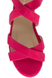 Dunlop Pink Wedges Open Toe Sandals - Image 4 of 4