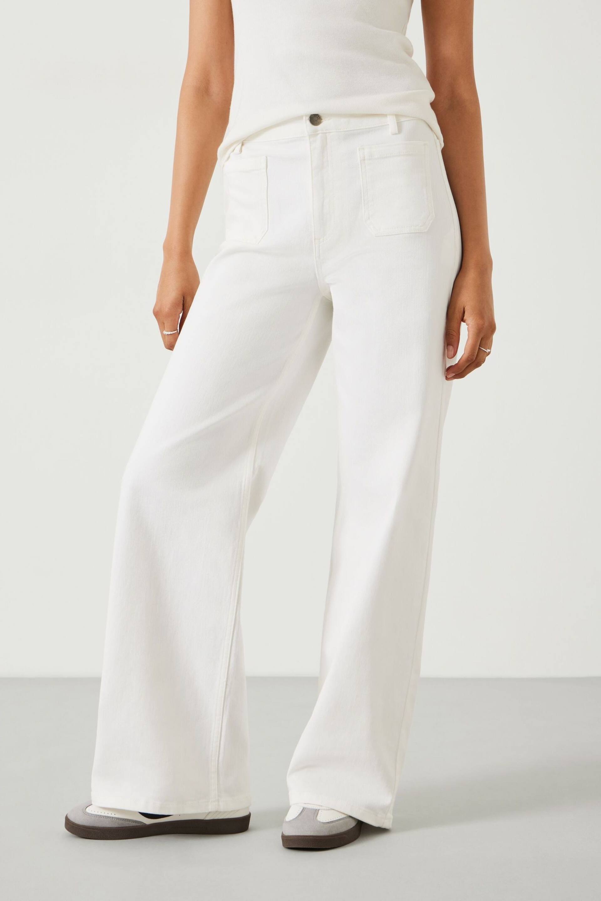 Hush White Rowan Flared Jeans - Image 2 of 5