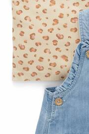 Purebaby Blue Denim Dungarees Set - Image 4 of 4