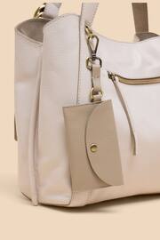 White Stuff White Leather Hannah Tote Bag - Image 4 of 4