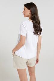 Mountain Warehouse White Naples Embroidered Top - Womens - Image 2 of 5