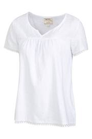 Mountain Warehouse White Naples Embroidered Top - Womens - Image 4 of 5