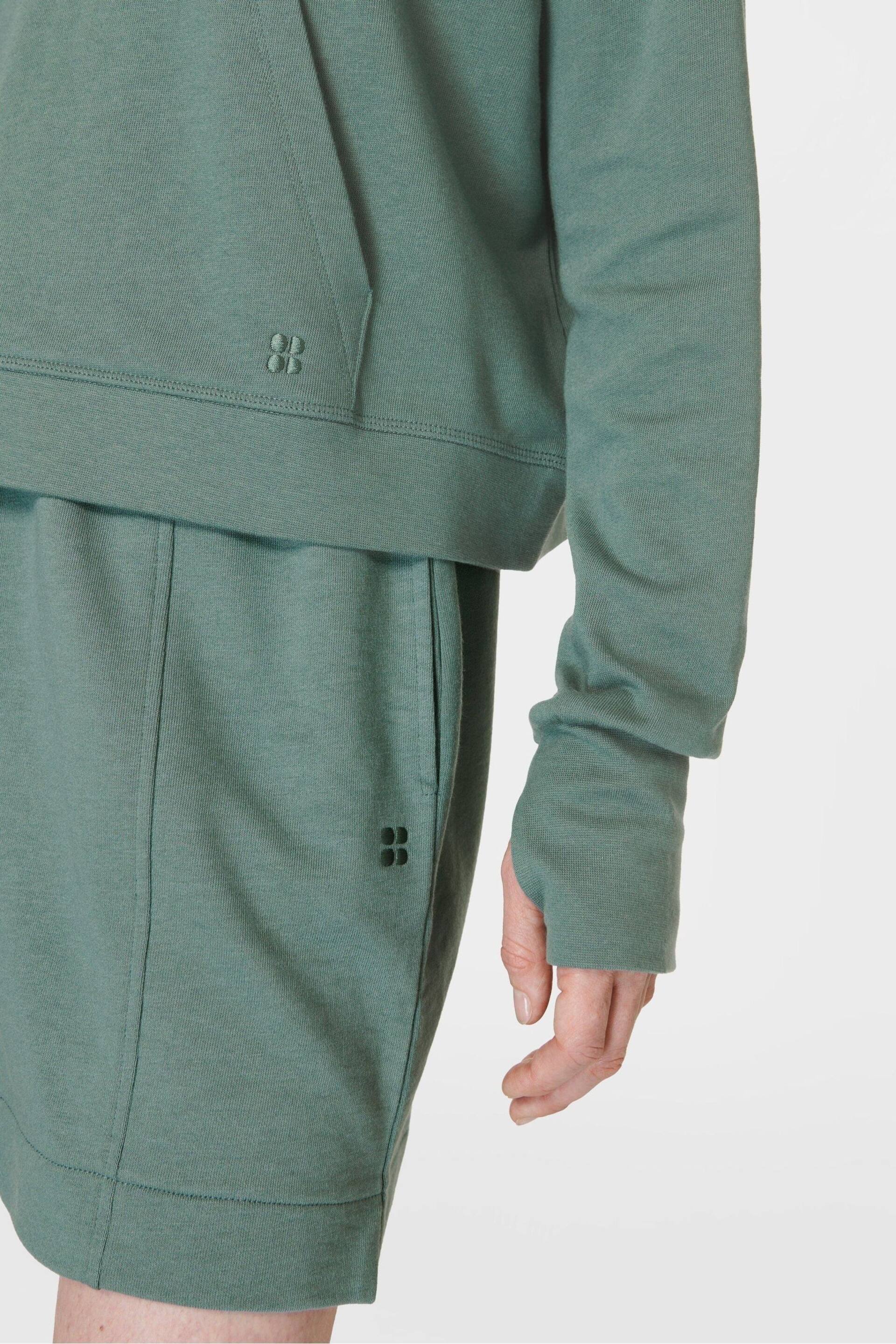 Sweaty Betty Cool Forest Green After Class Hoodie - Image 4 of 7