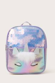 Monsoon Purple Jazzy Unicorn Backpack - Image 1 of 3