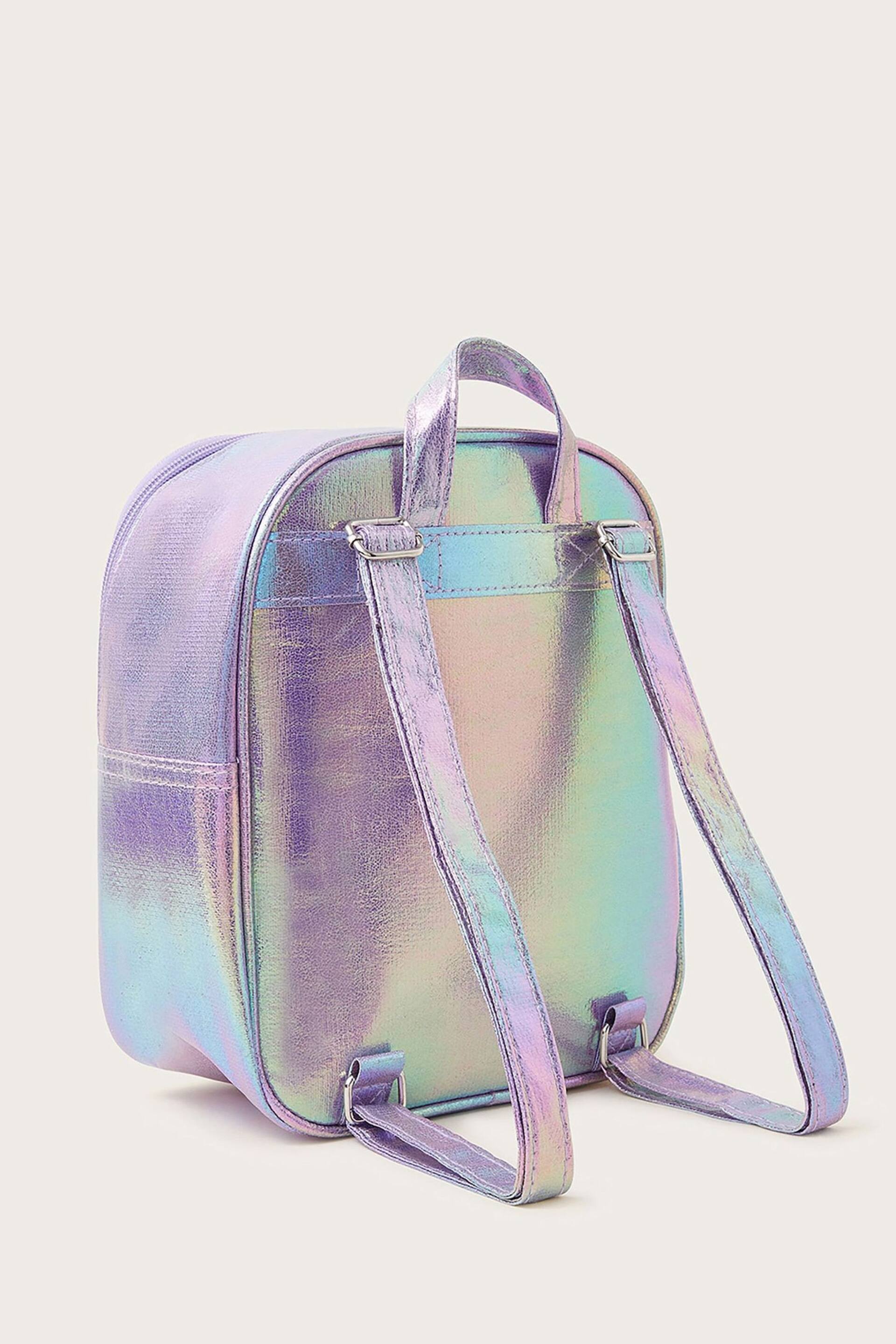 Monsoon Purple Jazzy Unicorn Backpack - Image 2 of 3