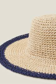 Accessorize Natural Contrast Edge Floppy Hat - Image 2 of 3