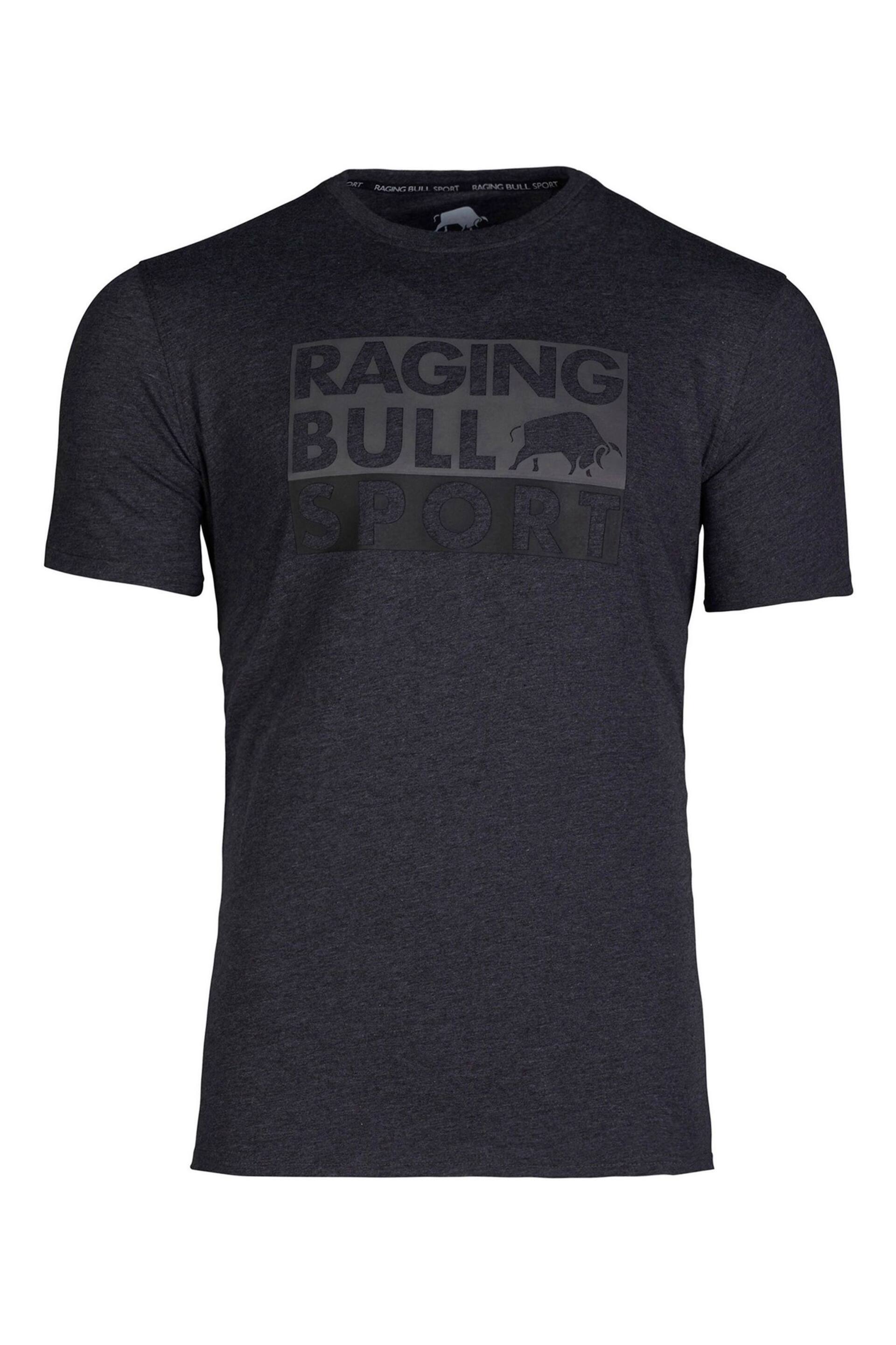 Raging Bull Grey Sport Block T-Shirt - Image 4 of 4