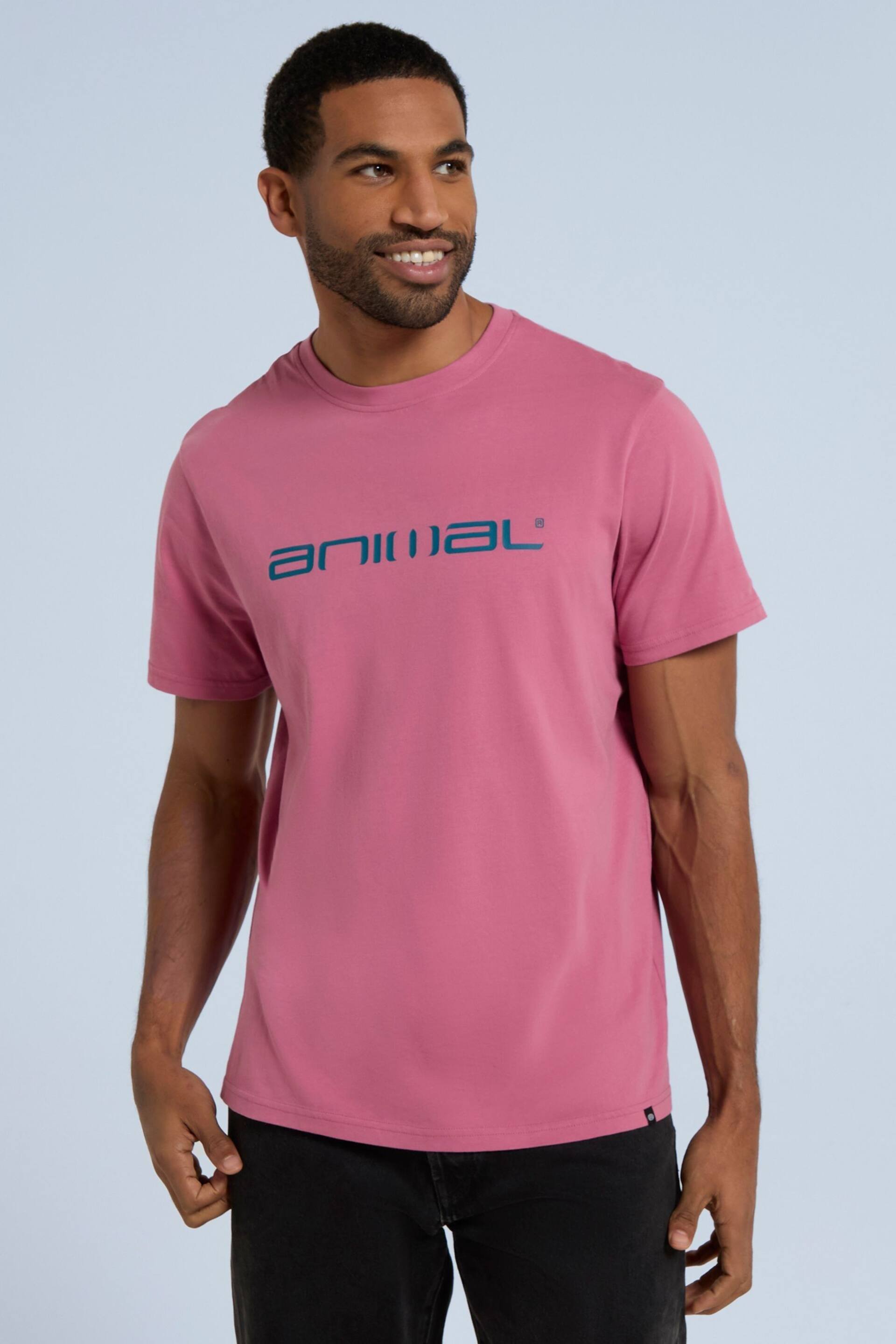 Animal Mens Leon Organic Oversized T-Shirt - Image 2 of 8