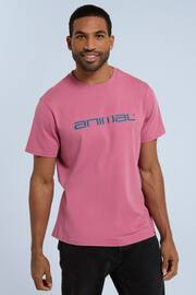 Animal Mens Leon Organic Oversized T-Shirt - Image 4 of 8