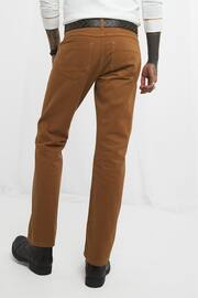 Joe Browns Brown Standout Coloured Denim Jean Trousers - Image 2 of 5