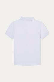 Hackett London Older Boys Short Sleeve White Polo Shirt - Image 2 of 3