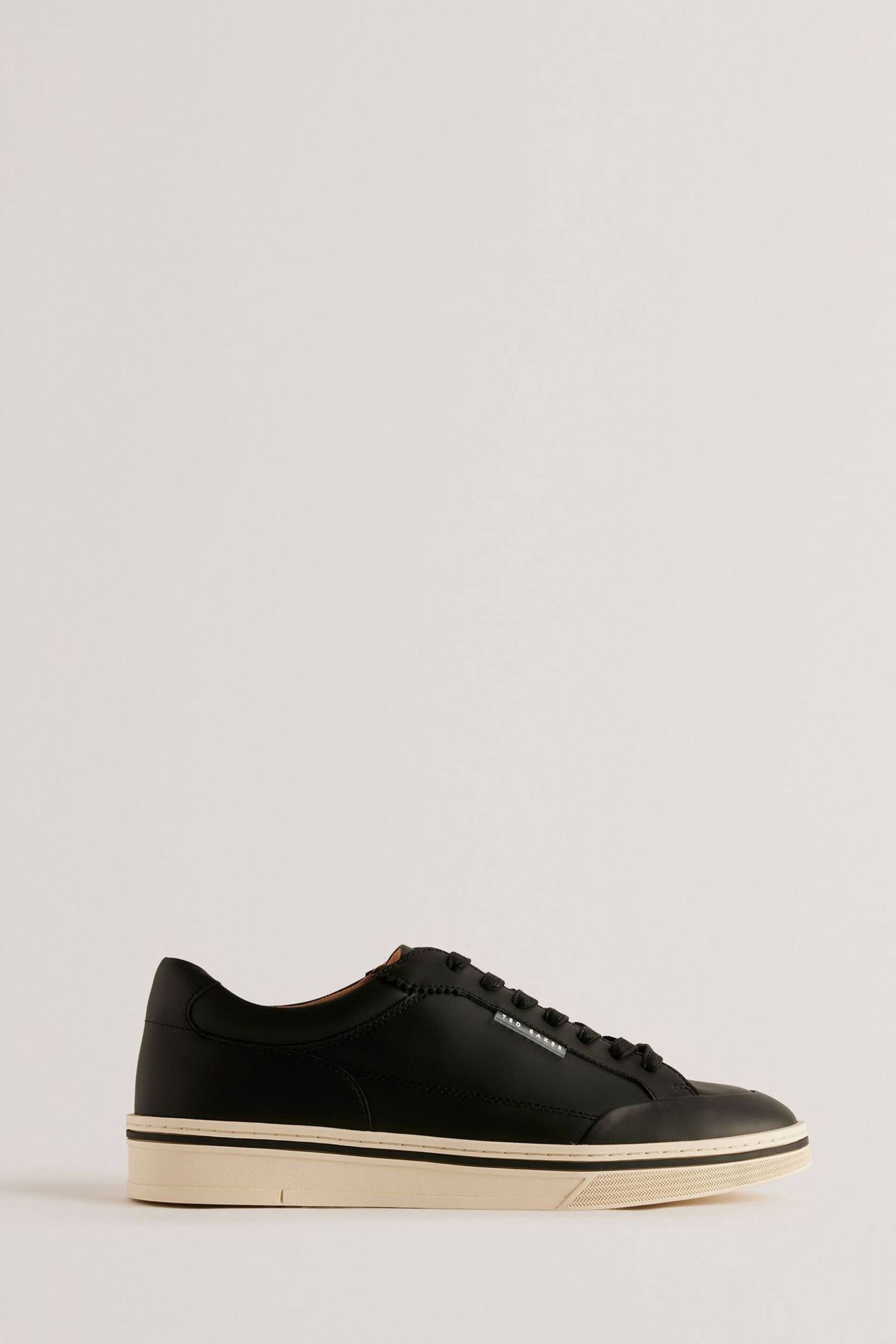 Ted Baker Black Hampstd Lace To Toe Shoes - Image 1 of 5