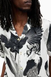 AllSaints White Frequency Shirt - Image 2 of 7