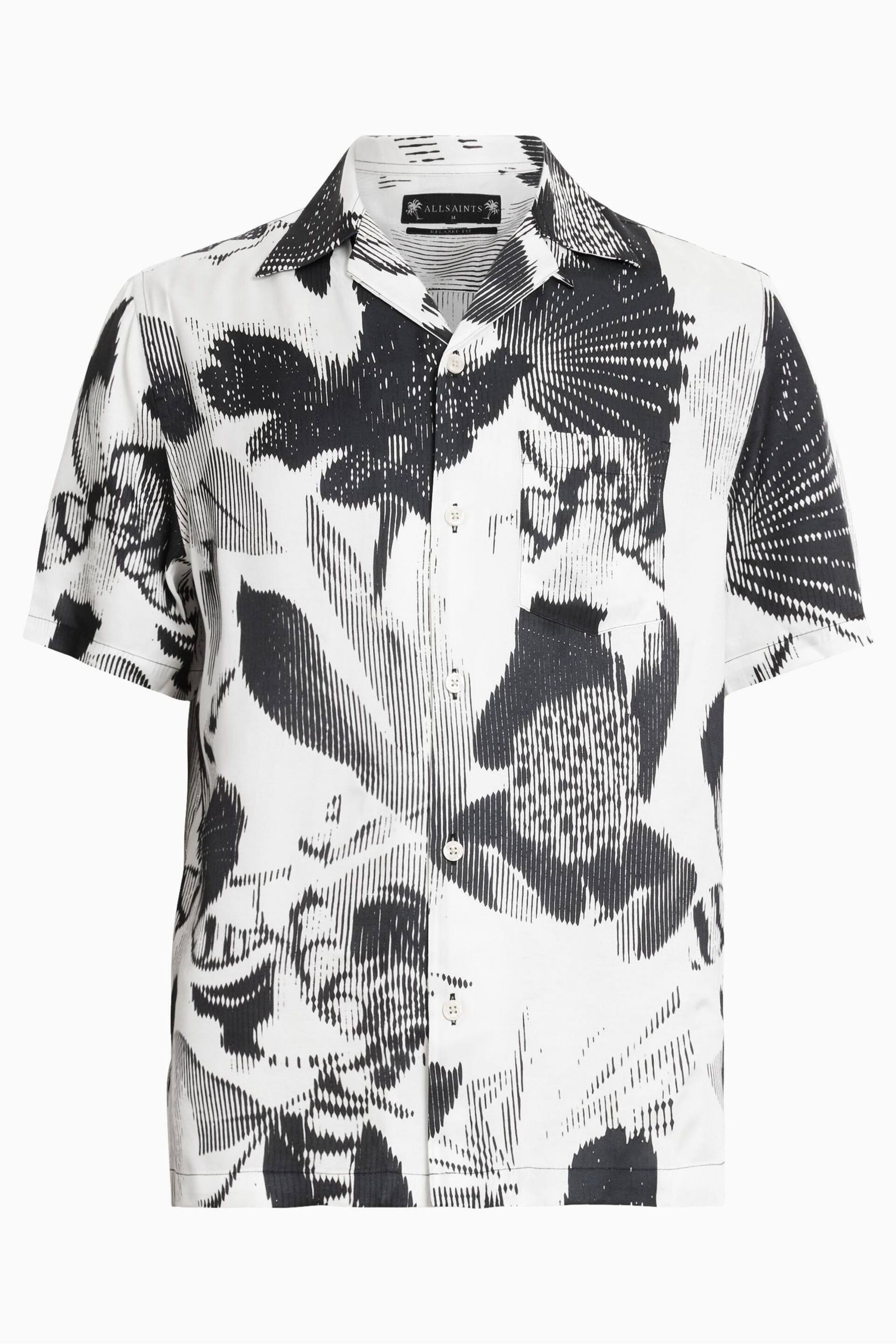 AllSaints White Frequency Shirt - Image 7 of 7