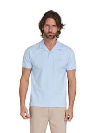 Raging Bull Blue Feeder Stripe Jersey Polo Shirt - Image 1 of 7