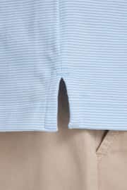 Raging Bull Blue Feeder Stripe Jersey Polo Shirt - Image 5 of 7