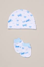 Rock-A-Bye Baby Boutique Pink Printed All in One Cotton 5-Piece Baby Gift Set - Image 4 of 8