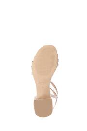 Jones Bootmaker Natural Block Heeled Leather Sandals - Image 6 of 6