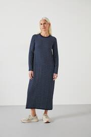 Hush Blue Dixie Striped Knitted Dress - Image 1 of 2