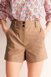 Boden Brown Westbourne Sateen Shorts - Image 4 of 5
