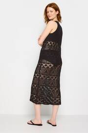 Long Tall Sally Black Tall Crochet Midi Beach Dress - Image 4 of 6