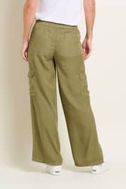 Brakeburn Green Wide Leg Side Pocket Trousers - Image 2 of 4