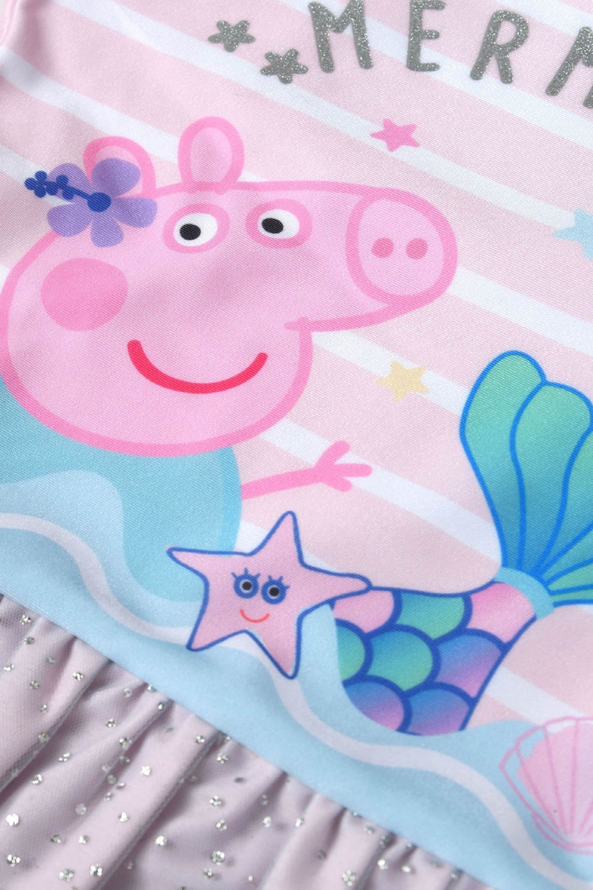 Brand Threads Pink Peppa Pig Girls Swimming Costume - Image 5 of 5