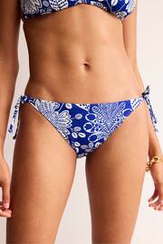 Boden Blue Symi String Bikini Bottoms - Image 4 of 7