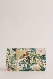 Ted Baker Cream Lettaas Painted Meadow Travel Wallet - Image 1 of 4
