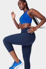 Sweaty Betty Navy Blue Power Cropped Workout Leggings - Image 2 of 11