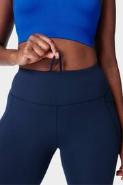 Sweaty Betty Navy Blue Power Cropped Workout Leggings - Image 7 of 11