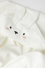 Polarn O Pyret Organic Cotton Hooded White Towel - Image 3 of 3