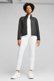 Puma Black Frost Golf Quilted Womens Jacket - Image 3 of 6