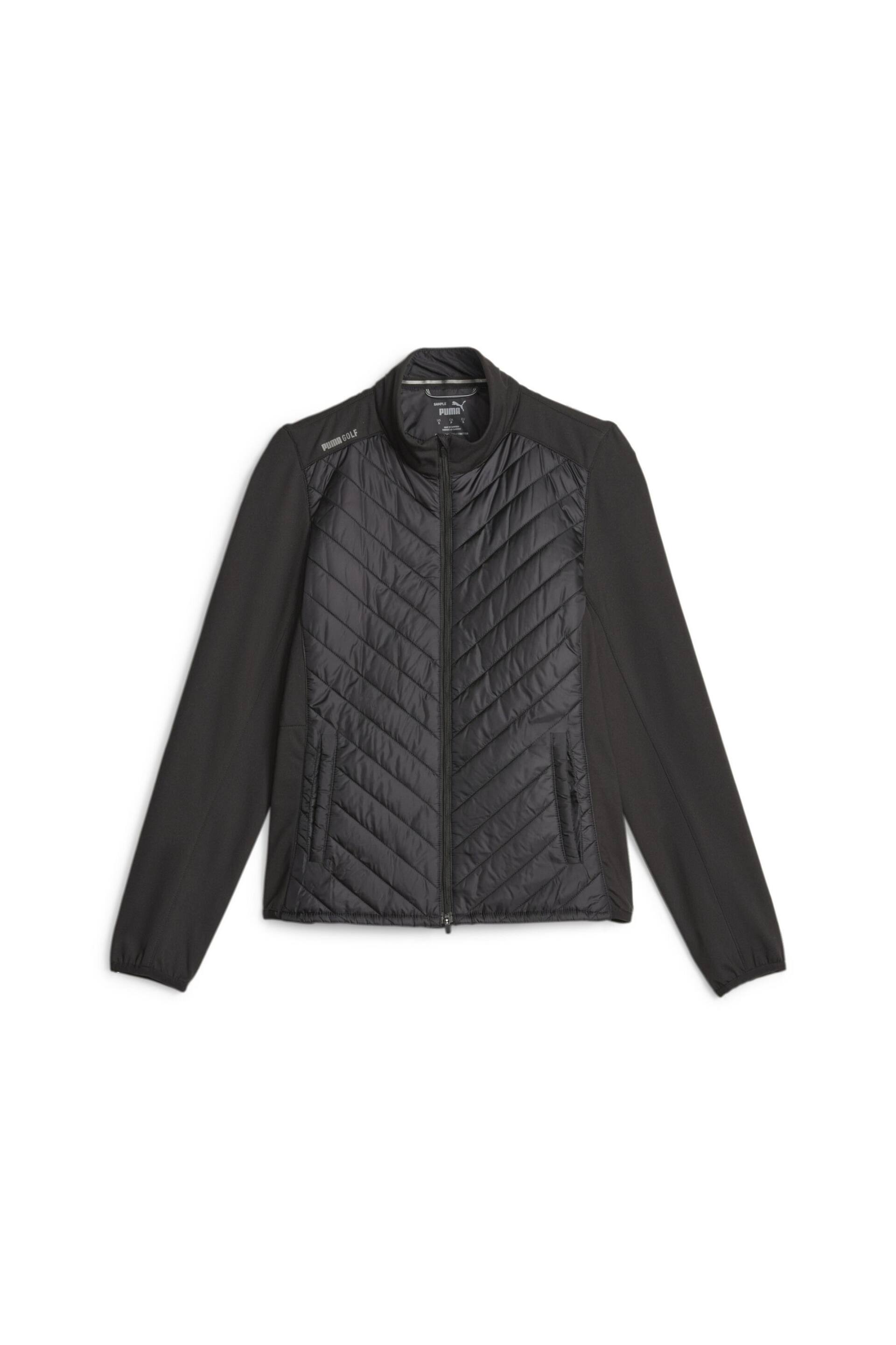 Puma Black Frost Golf Quilted Womens Jacket - Image 5 of 6