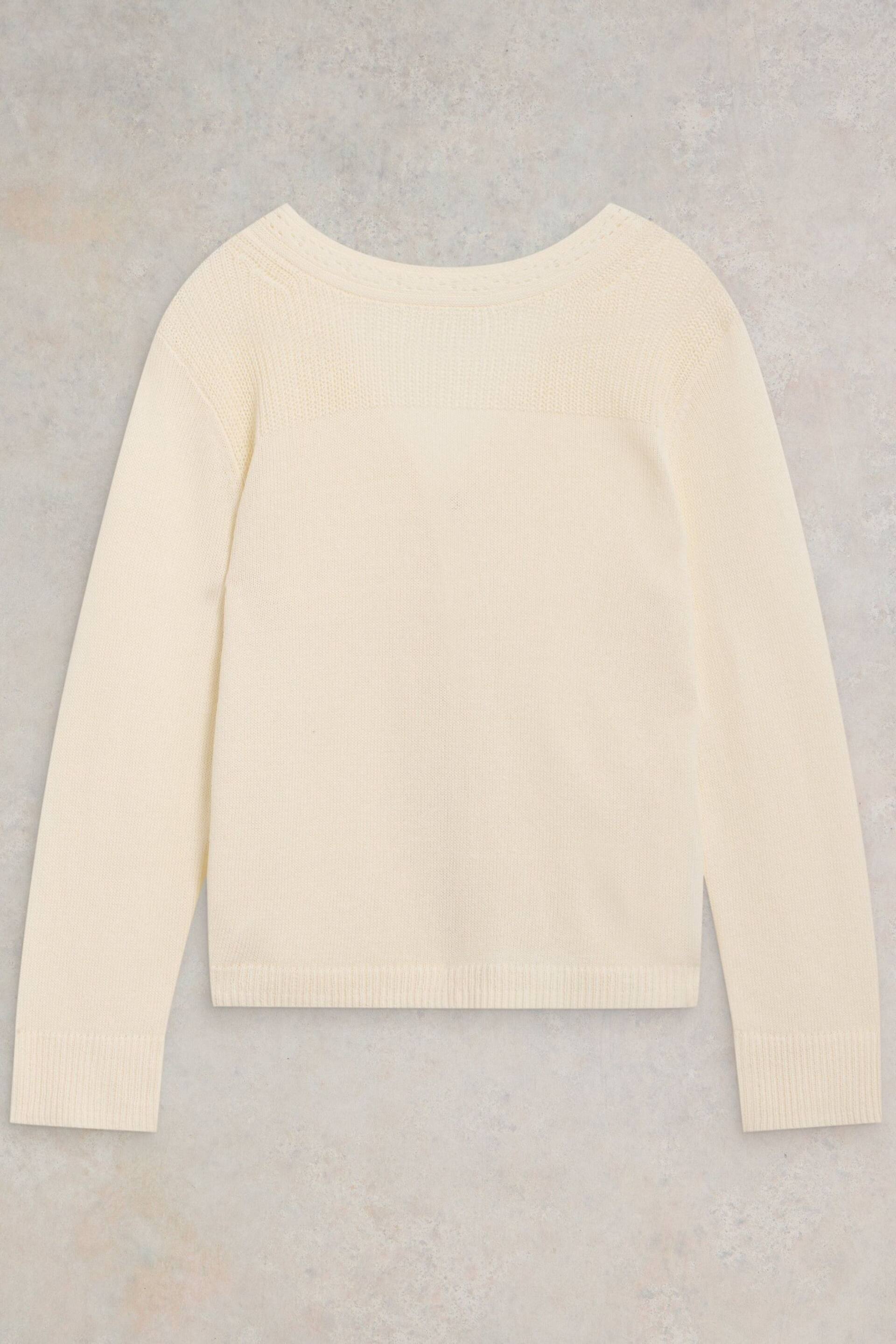 White Stuff Natural Heather Jumper - Image 6 of 7