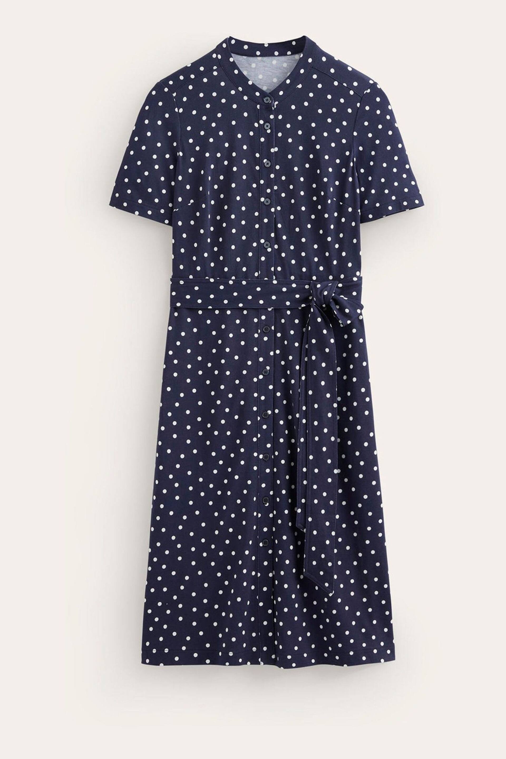 Boden Blue Petite Julia Short Sleeve Shirt Dress - Image 5 of 5