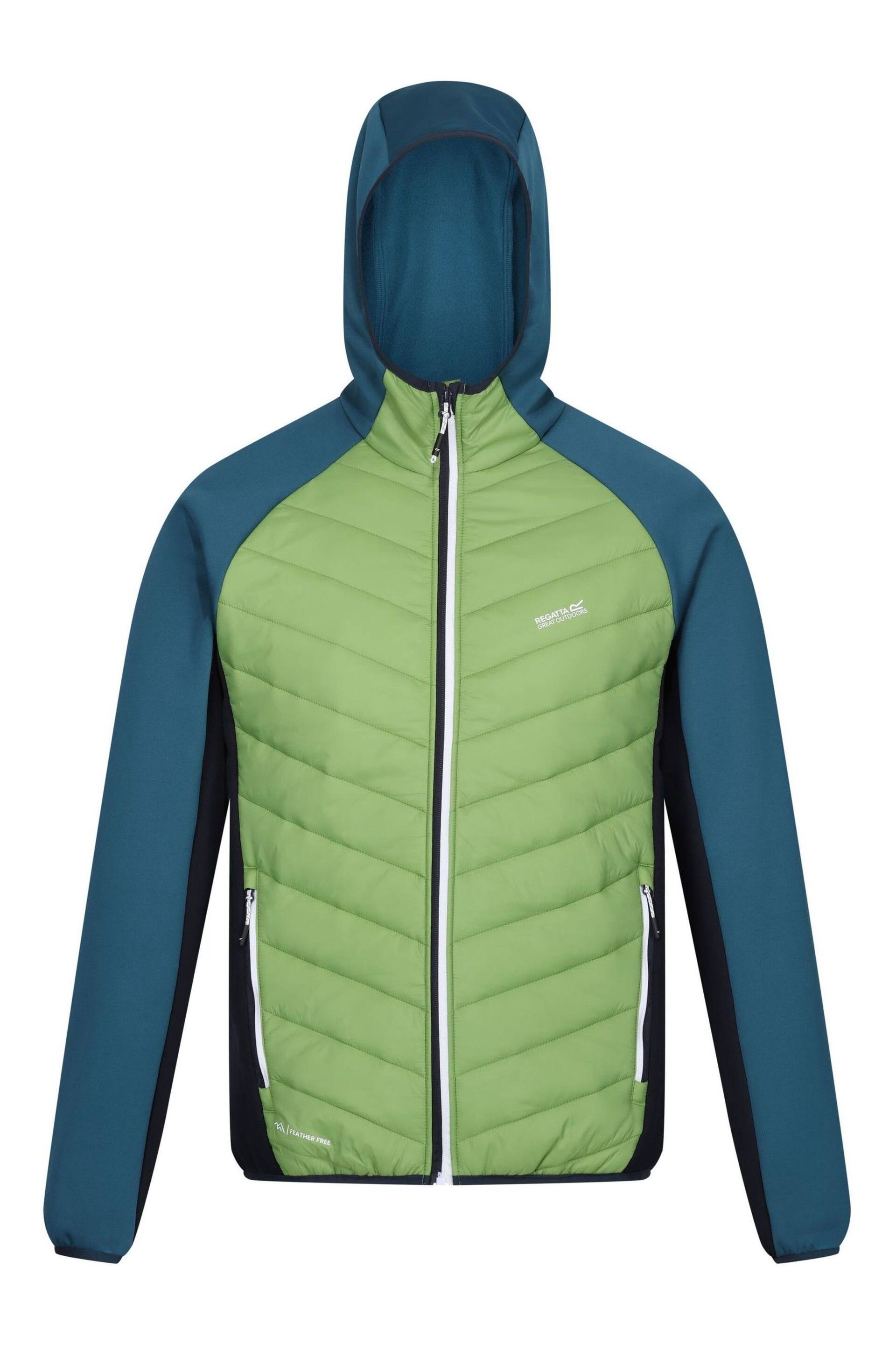 Regatta Blue Green Andreson VIII Hybrid Jacket - Image 7 of 9