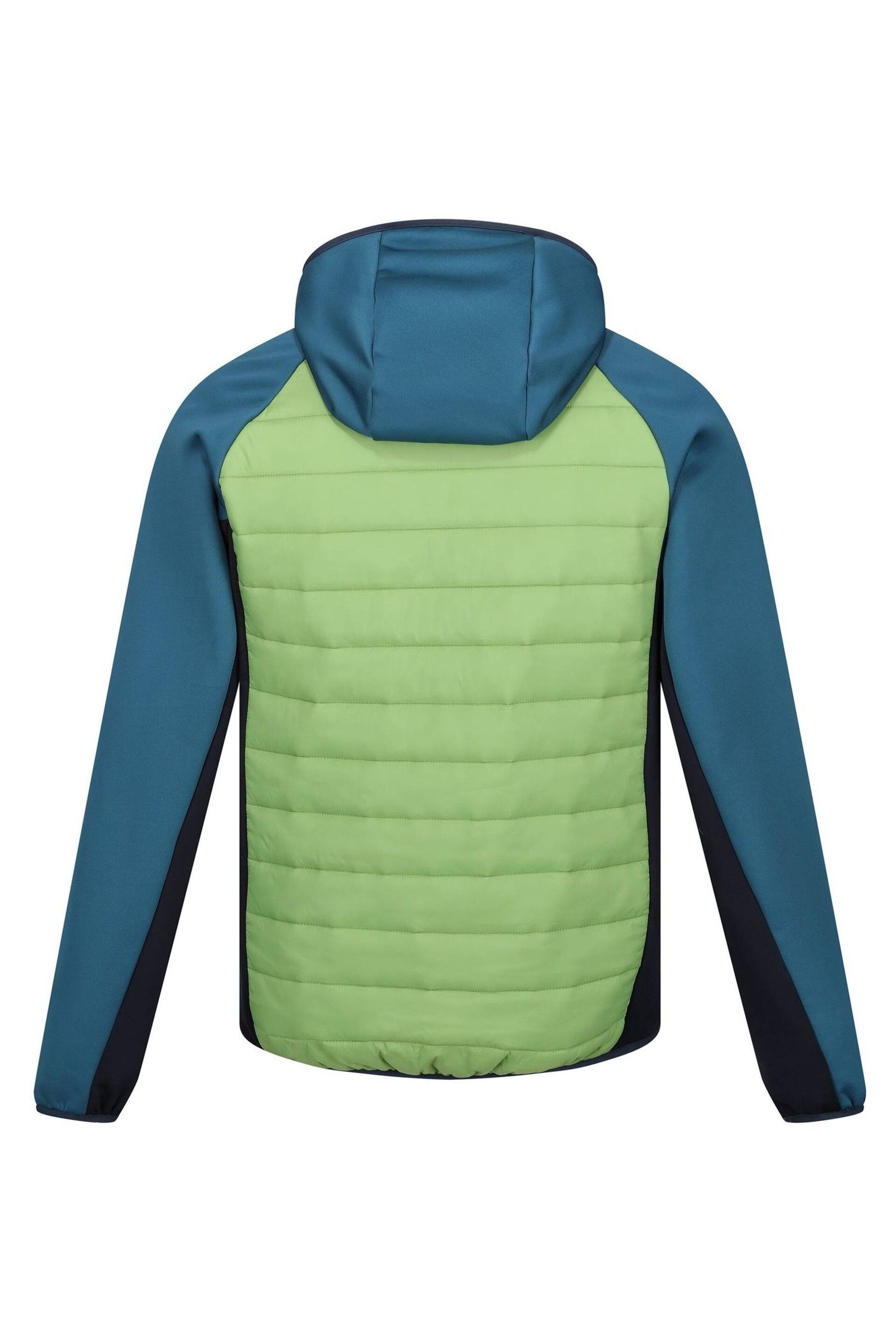 Regatta Blue Green Andreson VIII Hybrid Jacket - Image 8 of 9